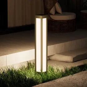 Ip65 Skyglow P01a Bollard Light 120v Line Voltage 32 Inch Aluminum Led Black