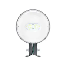 S-v01 Slg Lighting Led Dusk To Dawn Area Light 27w 3850lm 5000k Silver Gray Photocell Uddc G1