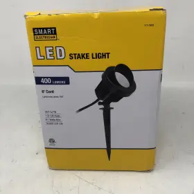 Smart Electrician 810055015825 Led 400 Lumens Stake Light Pivots With 6ft Cord
