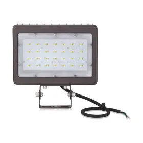 Snc-fl06-50wat1a1-30k Snc 50w Led Slim Flood Light - 7000 Lm Trunnion Mount Bronze 200w Equivalent