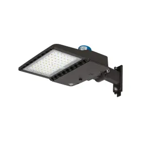 Sk-sb-150wf3d50-aam Sokply Sk-sb-150wf3d50-aam/ph-1 150w Led Parking Lot Light With Photocell And Adjusted Arm Mount 21000lum 5000k