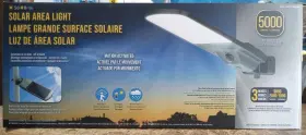 Sol-r-brite 850049867979 Solar Area Light Led Motion Activated 5000 Lumens - Free Us Ship