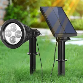 Gpct1323 Solarek Solar Spot Light 4-led Garden Outdoor Lawn Landscape Spotlight Lighting Lot