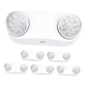 Solite Lighting Co. Limited 792105236100 Led Emergency Light With Battery Backup 2 Adjustable Bug Eye Heads Lights