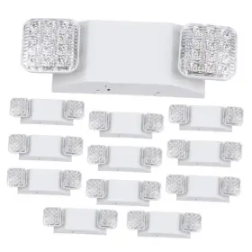 Solite Lighting Co. Limited 792105236407 Led Commercial Emergency Light With Dual Head And Backup Battery Us 12-pack