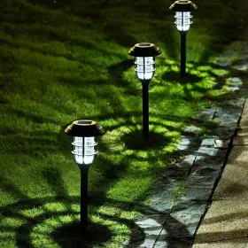 Solpex 791334216860 Solar Lights For Outside Outdoor Path 8 Pack Cold White