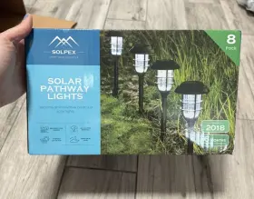 8764 Solpex Solar Lights For Outside Outdoor Cold White