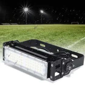 300w Spolehli 759838047847 Led Stadium Light Equivalent High Mast Flood 8 000lm Ip66 Black