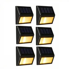 Srdhin Ncw/c2a Solar Fence Lights Outdoor Waterproof Stair Step Deck Wireless F