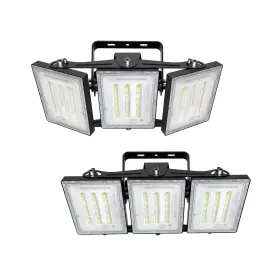 Ft5blk Stasun 2 Pack Led Flood Lights Outdoor 150w 15000lm 6000k Daylight White Ip6