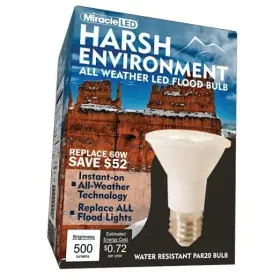 607685 Stimulus Brands Llc Miracleled Harsh Environment Replace 60w Led Flood Light 3000k