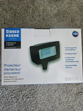 Fl-20-nw-g1-k-fl-8-bz Stonco Keene 783352024152 New Philips Outdoor Led Floodlighting Signify