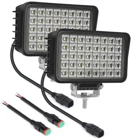 Sufemotec 706556185290 6 Inch Led Tractor Lights 80w 9600lm Flood Light Off Road Work For
