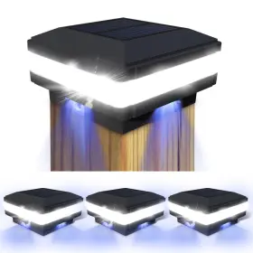 Suws142w-4 Sumaote Solar Post Cap Light 52 Leds 160 Lumen Outdoor Fits