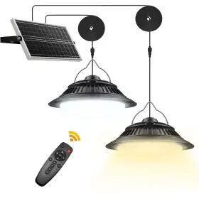 Snp-01 Sunbonar Solar Shed Lights Indoor/outdoor 2 Pack Dimmable Daytime Available Pendant L