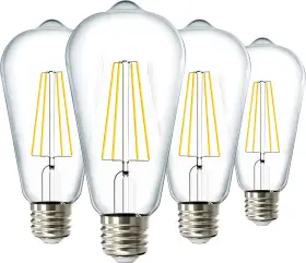 St64 Sunco Lighting 313048771710 Dusk To Dawn Led Outdoor Lights Bulb Edison Style Automatic Light Se