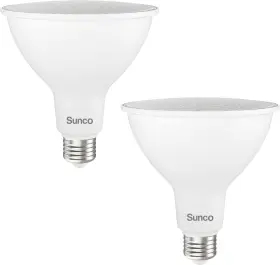 Sunco Lighting 711181939637 Outdoor Flood Light Bulbs Par38 Led Lights Waterproof 1800 Lm 15w