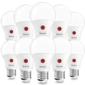 Sunco Lighting 855821008007 10 Pack A19 Led Dusk To Dawn Bulb For Home Assorted Colors Sizes