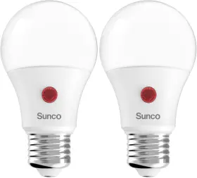 Sunco Lighting A19 D2d-9w-3k-2pk Dusk To Dawn Led Outdoor Light Bulb Photocell Automatic