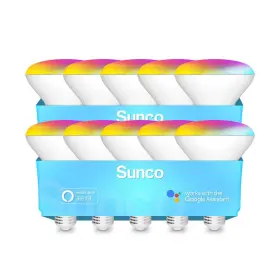 S-8w-27k Sunco Lighting Br30 5k-10pk Alexa Smart Flood Light Bulb Color Changing Led Recesse... Fast Ship