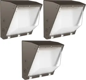 Sunco Wp Br-3050k-3pk 3 Pack 80w Led Wall Outdoor Industrial Dimmable Waterproof