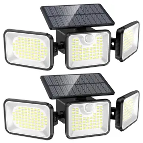 S-yy-21806-2 Sunenvoy 2 Pack 180 Led Solar Flood Light Outdoor Motion Sensor Lights Ip65 Wa