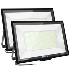 Pad-500w Sunkkes 500w Led Flood Lights 2 Pack 6000k 60000lm Energy Saving Work Ip