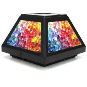 Spc24 Sunpo Solar Post Cap Lights - 4x4 5x5 6x6 Fence Daffodils Lamp