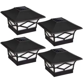 S1184-1 Sunwind Solar Post Cap Lights Outdoor 4pack Waterproof Powered Deck Fence