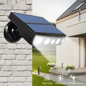Suonee 713893543270 Led Solar Flood Light Motion Sensor Security Spot Street Yard Outdoor Patio Lamp