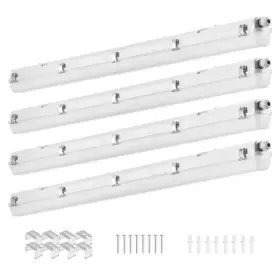 7400 Svopes 705353411694 4ft. 4-pack Vapor Tight Light 60-watt Lumens Proof Fixture Wate
