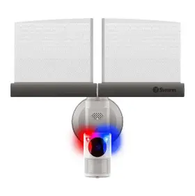 Swann 840236132010 Waterproof Motion Activated Slimline Floodlight Camera Swifi-slmflcw-us