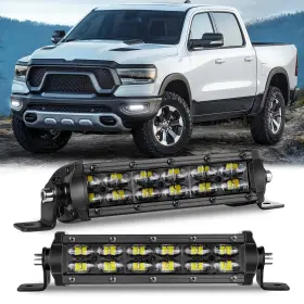 Si-302062 Swatow Industries 2pcs 6 Inch Light Bar Slim Spot Flood Led Pod Lights Backup Fog Ligh