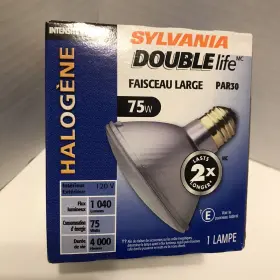 Sylvania 046135153617 Double Life Flood Light Par30 75 W Dimmable New In Open Box