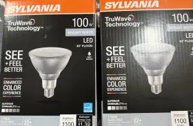 Sylvania 046135411571 2 Each Par38 Led Flood Light Bulb 100 Watt Bright White Dimmable
