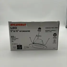 Sylvania 046135744051 74405 Ultra Rt6 Led Wide Indoor Outdoor Flood Light 5 Or 6 Recessed