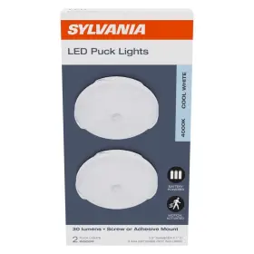 66941 Sylvania 2-pack Motion-sensing Battery Powered Led White Slim Area Light