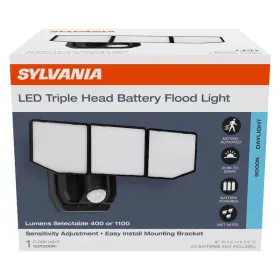 66950 Sylvania Black Motion-sensing Led Security Light 1100 Lumens