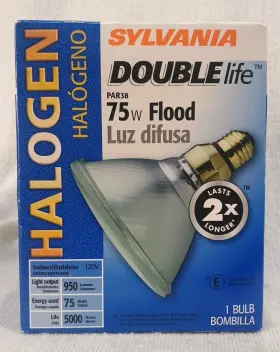 75par38 Sylvania 75par38/hal/dl/fl30 75 Watt Halogen Capsylite Double Life Par 38 Flood Light Bulb Usa