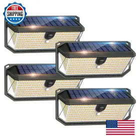 B0c5srdd4x Syouhome 4000lm 380 Led Solar Motion Sensor Outdoor Light Waterproof 3 Modes