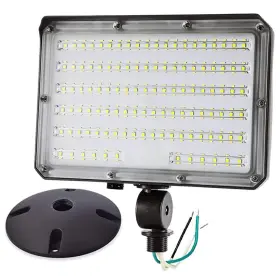 800w Szgmjia 791270769680 Led Flood Light 80w 10400lm Hid Equivalent Photocell Dusk To Dawn Outd