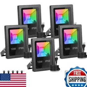 B01msicxwu T-sun Christmas Led Mini Flood Light Outdoor 10w Rgb Color Changing Waterproof