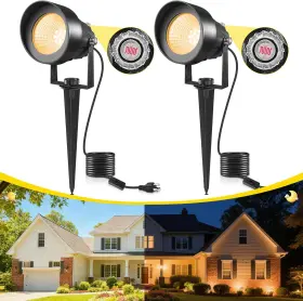 Ts-f2020-1h-30-smd-us-k-v2-2p T-sun Dusk To Dawn Outdoor Lighting Flag Spot Lights With Photocell Auto On/off