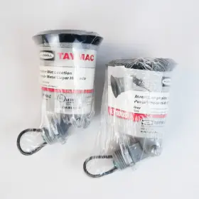 Lt100s Taymac 092326110303 Lot Of 2 Hubbell - Metal Lampholder Wet Location Gray 150w