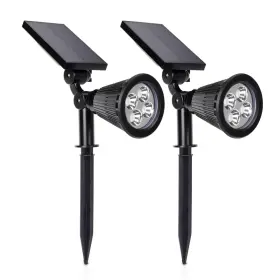 Shl-904 Techko Outdoor Solar Spotlight For Garden Landscape Accent Lighting Waterpr