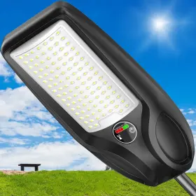 La100w Tenkoo Solar Street Lights Outdoor 6000w Parking Lot 350000 Lum