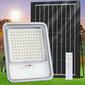 Lf241w-a Tenkoo Solar Street Flood Lights Outdoor - 800w Parking Lot Dusk