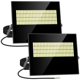 Ns-fl100w-d262 Texthell 2 Pack 100w Led Flood Light Outdoor 15000lm Super Bright Security Ip67