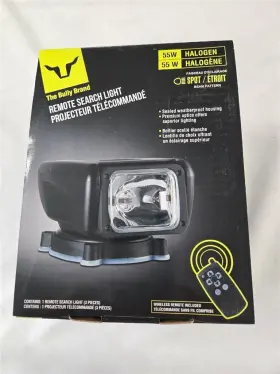 Ms-012t The Bully Brand 757558712588 1000 Lme Remote Search Light Powerful 55 Watt 1100 Lumen Spot