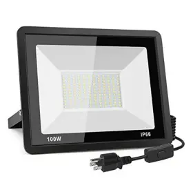100w Tialan 445005075067 Led Flood Light Outdoor 10000lm Work With Plug 100w-1pack